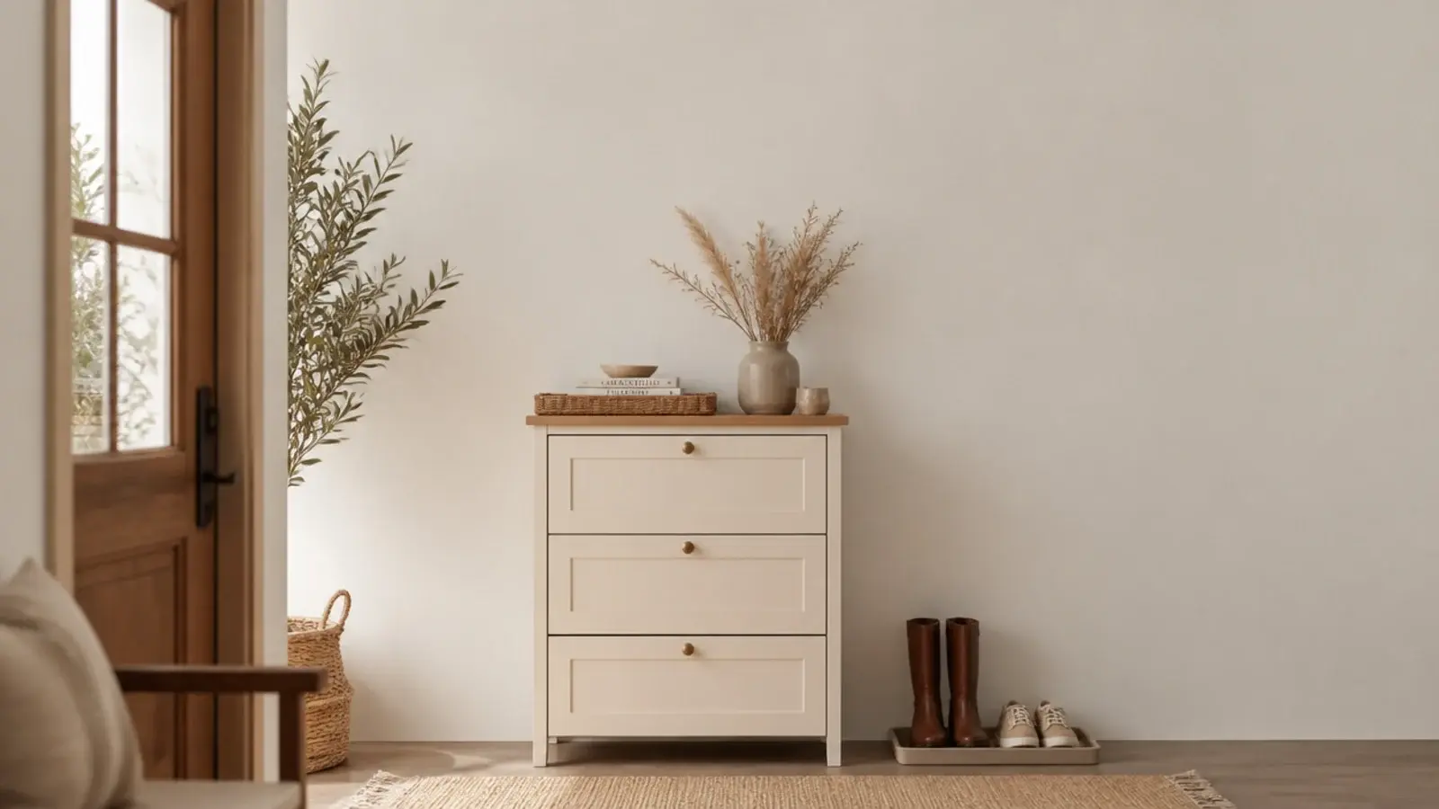 vertical buying guide of shoe cabinets compared by depth and construction