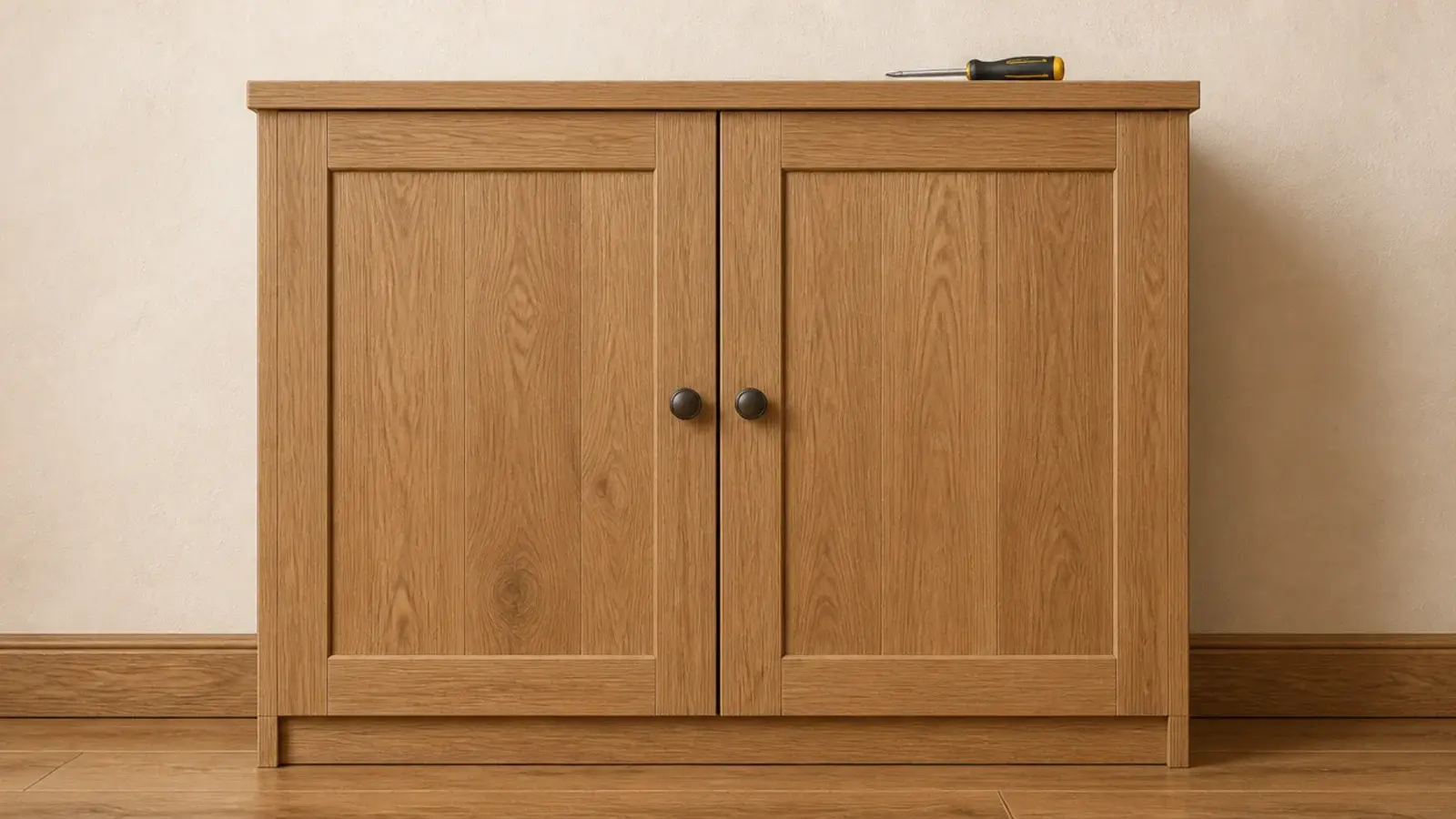 even reveal gaps between two closed doors on a finished shoe cabinet