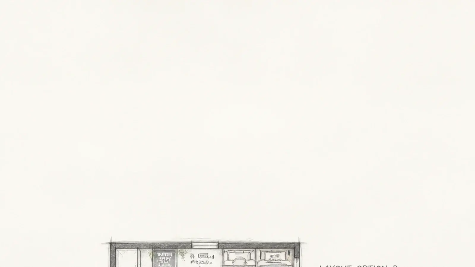 tall comparison of teen bedroom layouts for a boy across small rooms