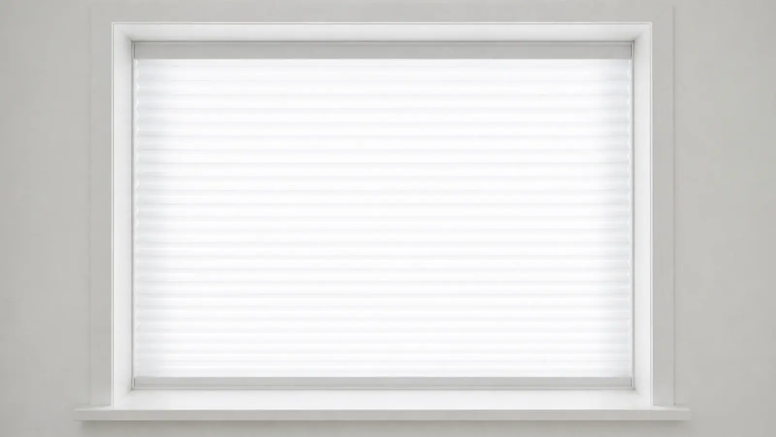 cordless cellular blind fitted neatly inside a child bedroom window recess
