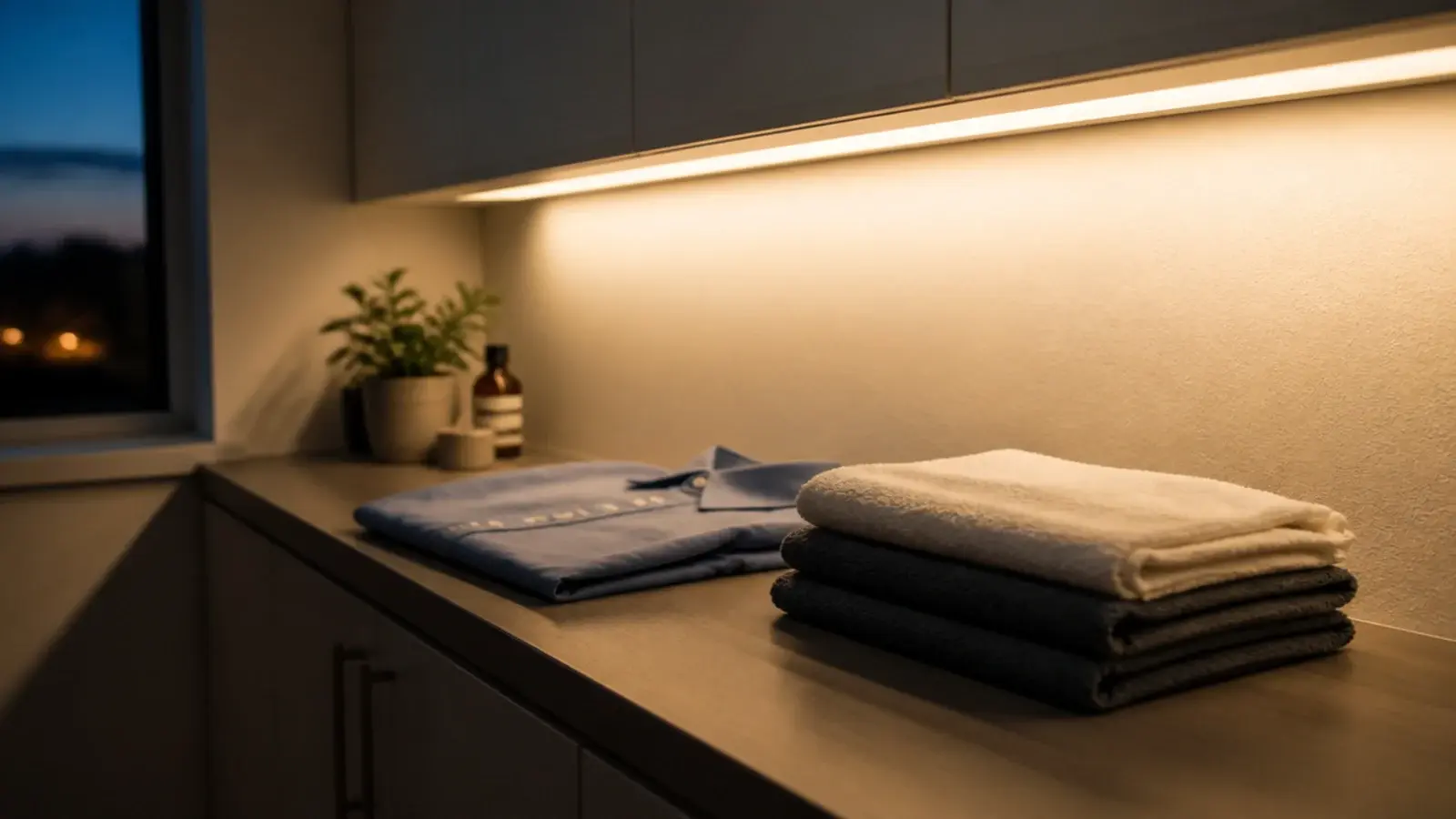 led strip under wall cabinets lighting a utility folding surface