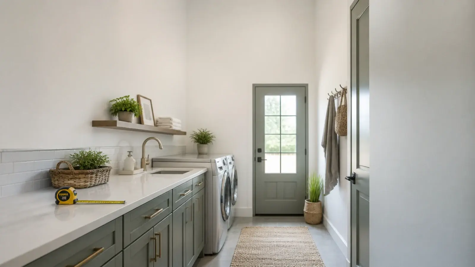 vertical guide image of utility room layout mistakes and clearances