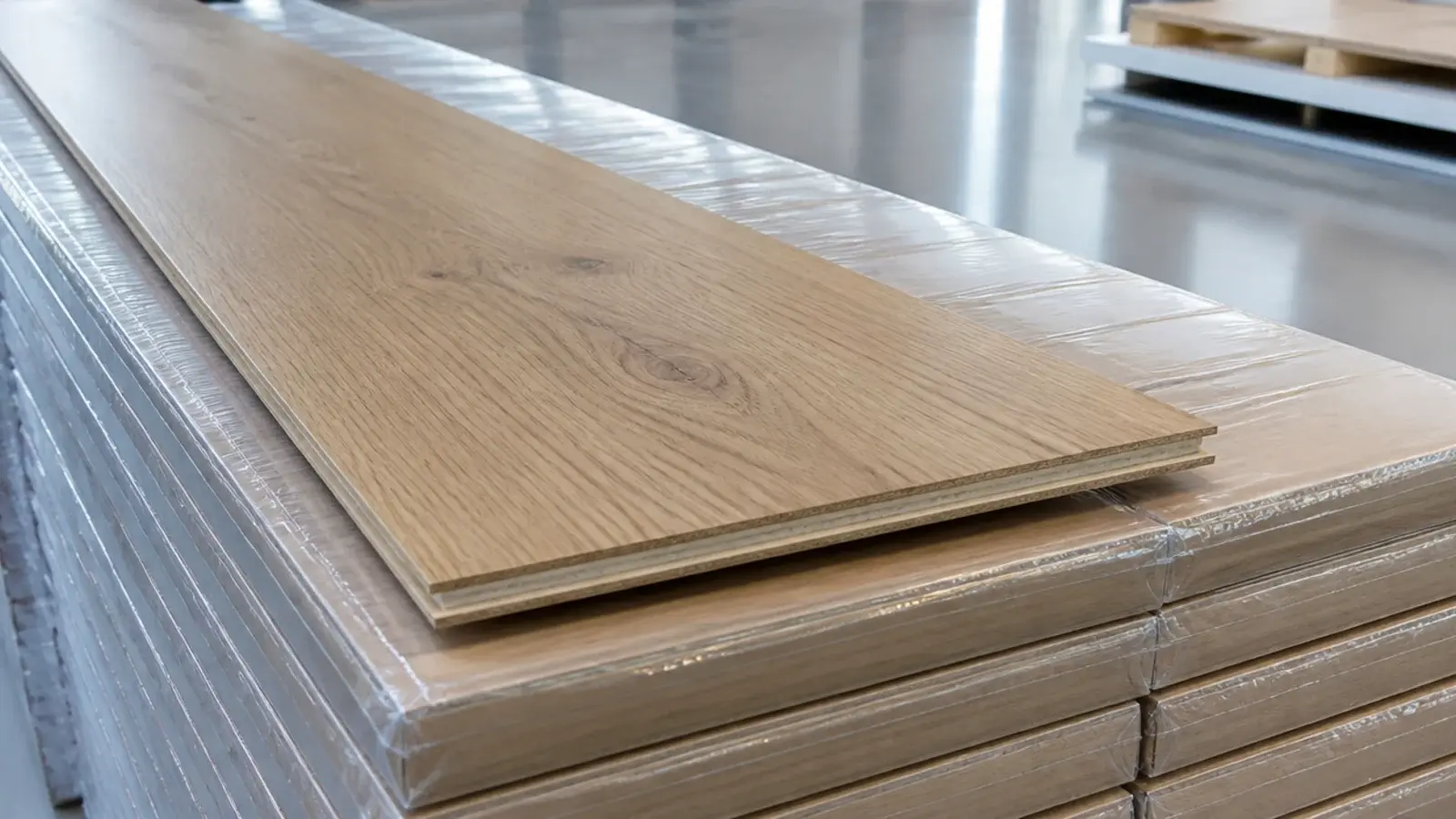 factory lacquered oak plank with a dead matte factory finished surface