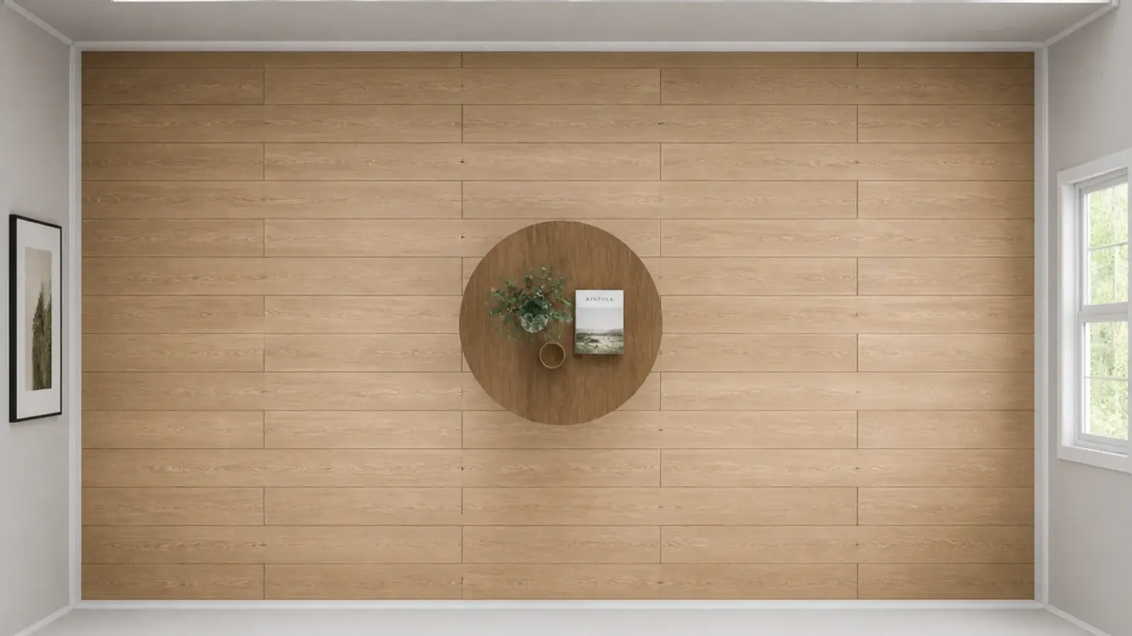 boards laid in an exact half offset creating regular stepped joints