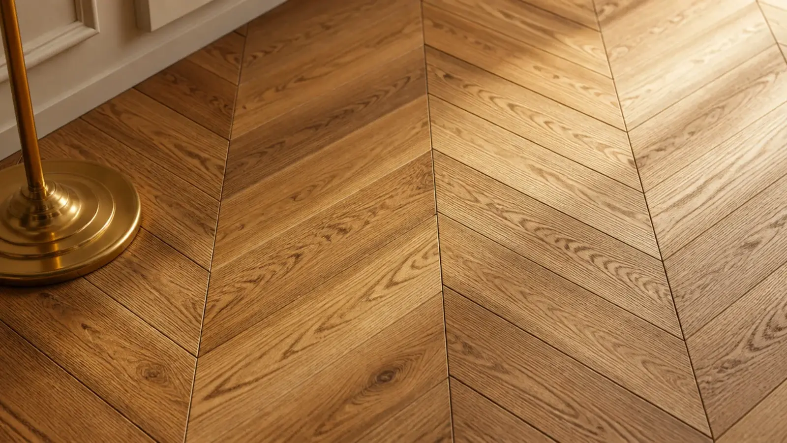 chevron blocks meeting point to point in a continuous zigzag line