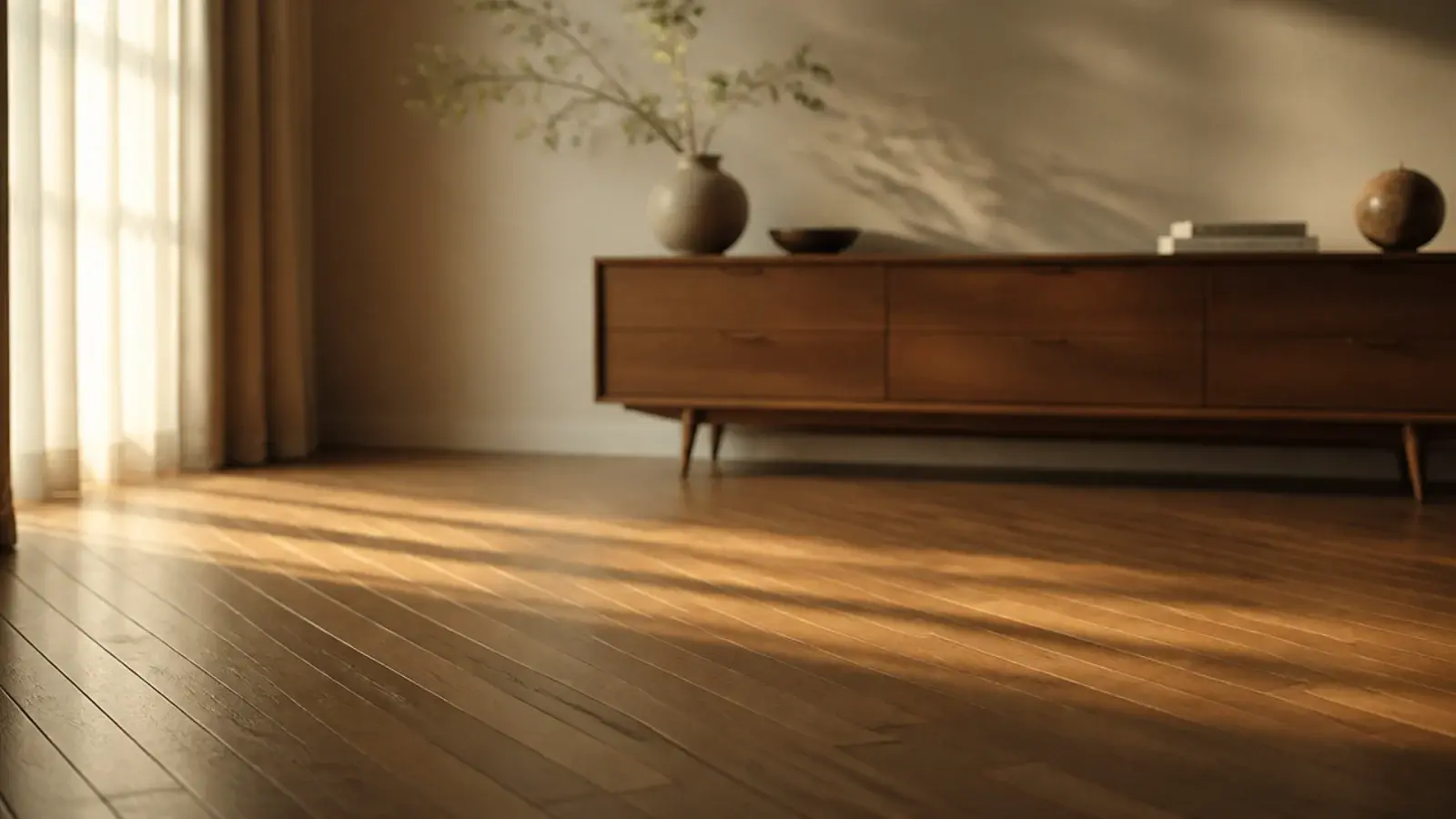 brick bond boards turned forty five degrees across a broad open floor