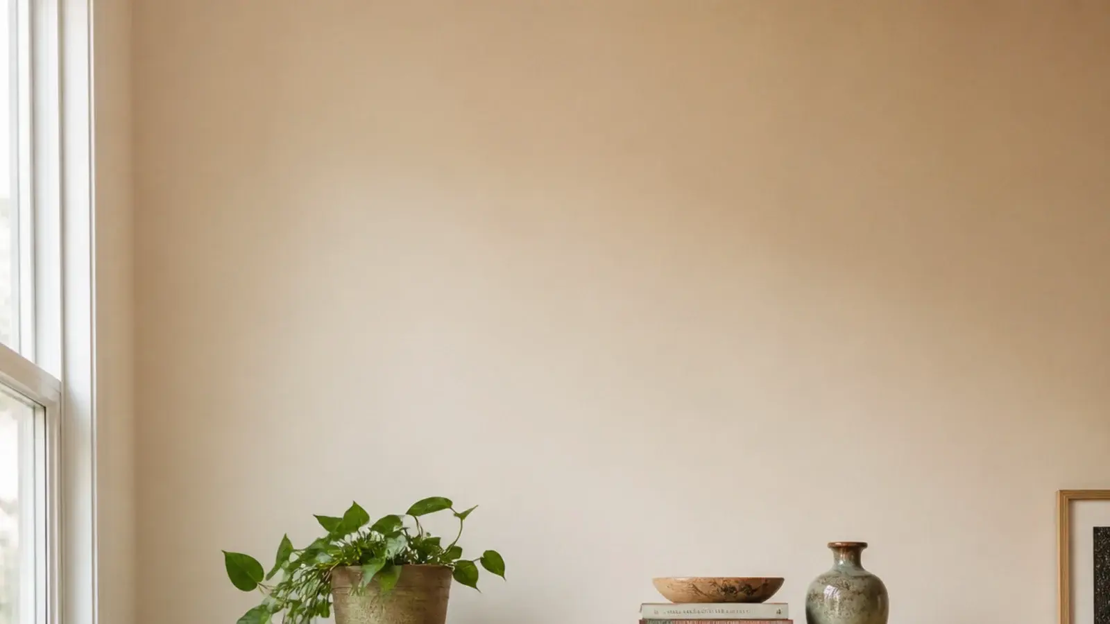 vertical build guide image of a finished handmade plywood bookshelf