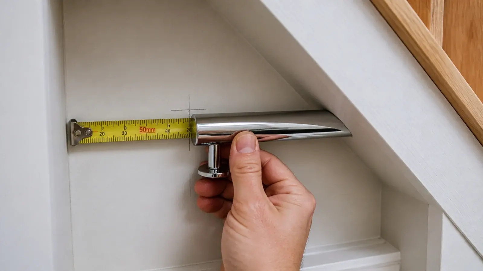coat rail being positioned twenty-two inches from a back wall