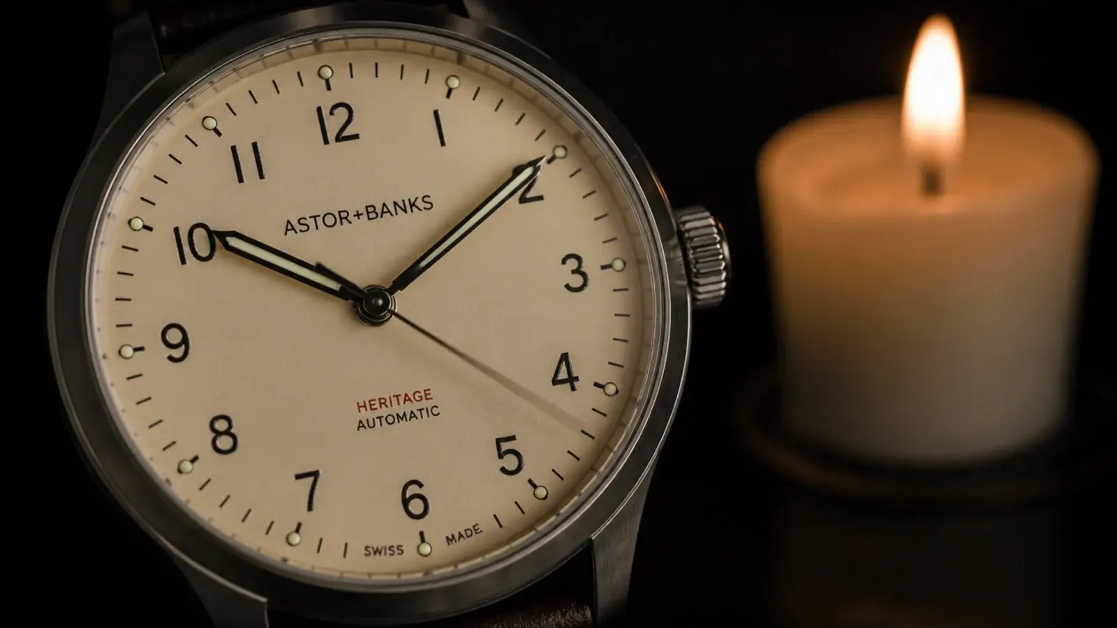 smooth sweeping second hand blurred across a matte clock dial
