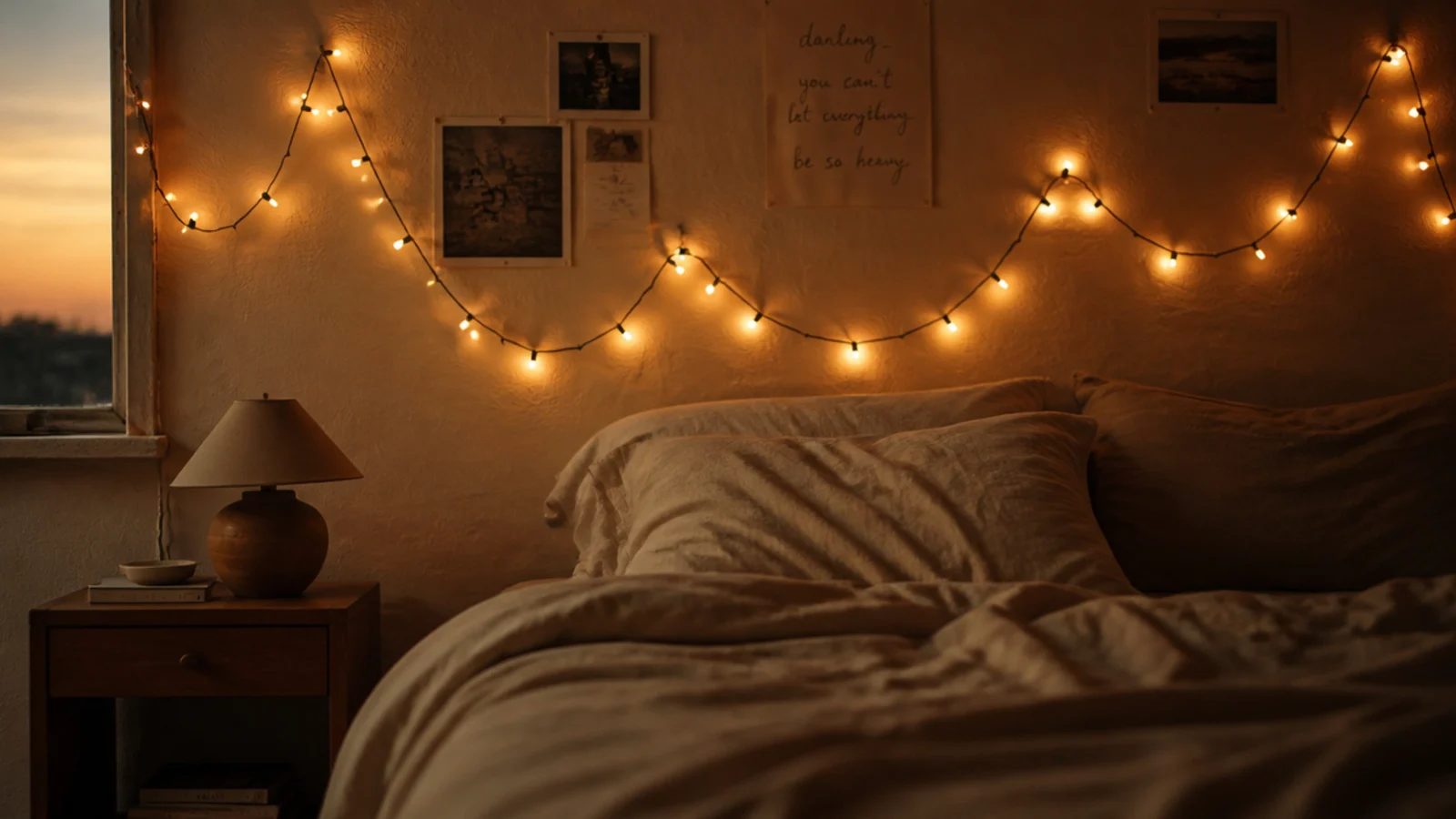 Fairy Lights Bedroom — cozy decorating ideas from Name Chuckle