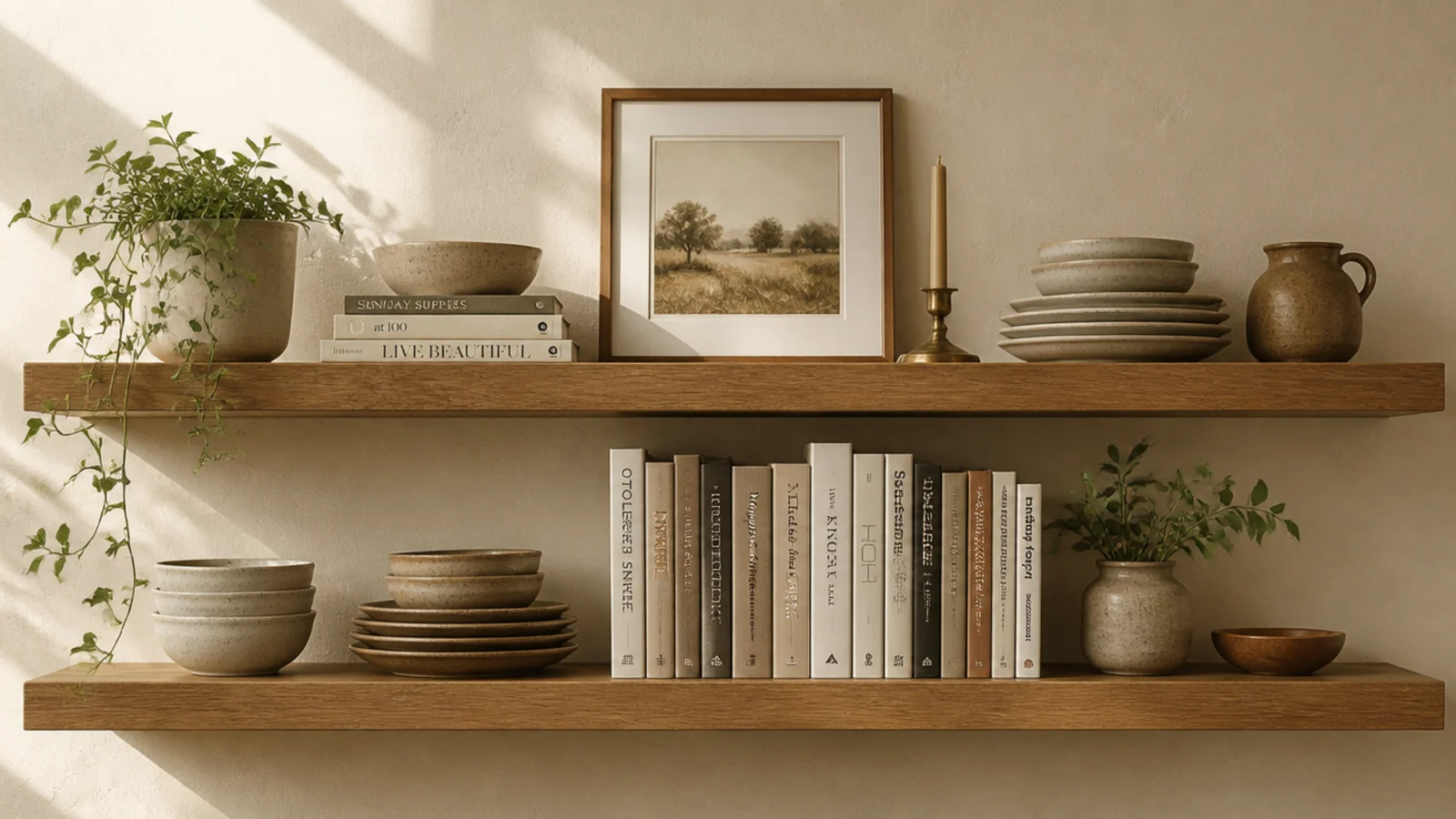 Floating Shelves — cozy decorating ideas from Name Chuckle