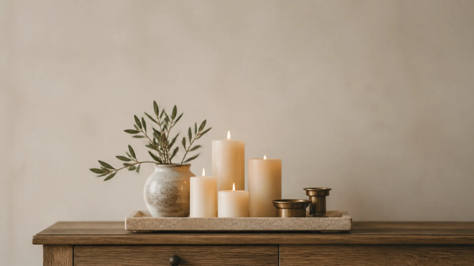 vertical buying guide image comparing aesthetic candles by type and wax