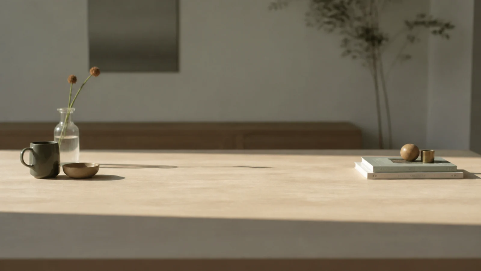 sparse arrangement with wide empty timber between two small groups