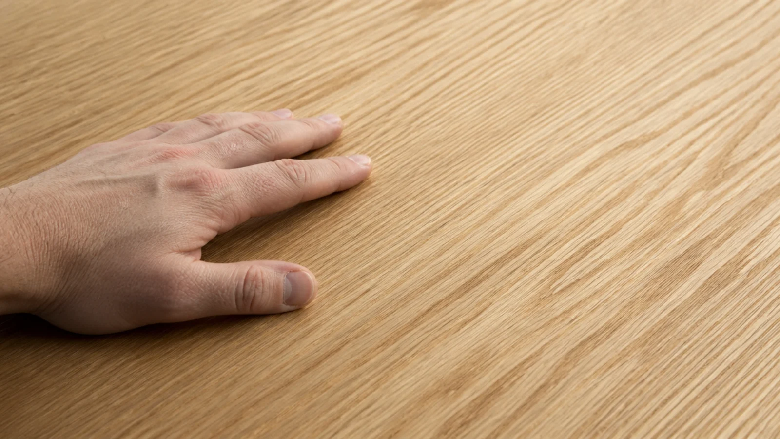 raw looking oiled oak surface showing open grain and no sheen