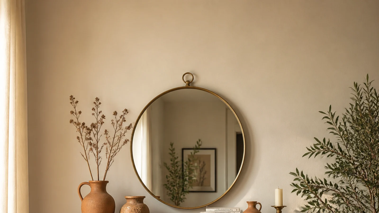 vertical buying guide image of decorative wall mirrors compared by type
