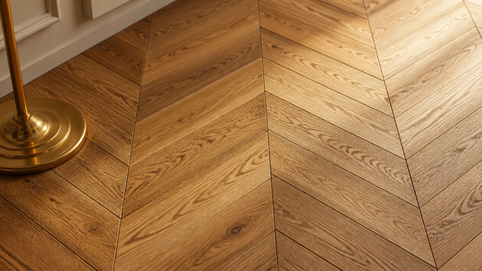 chevron blocks meeting point to point in a continuous zigzag line