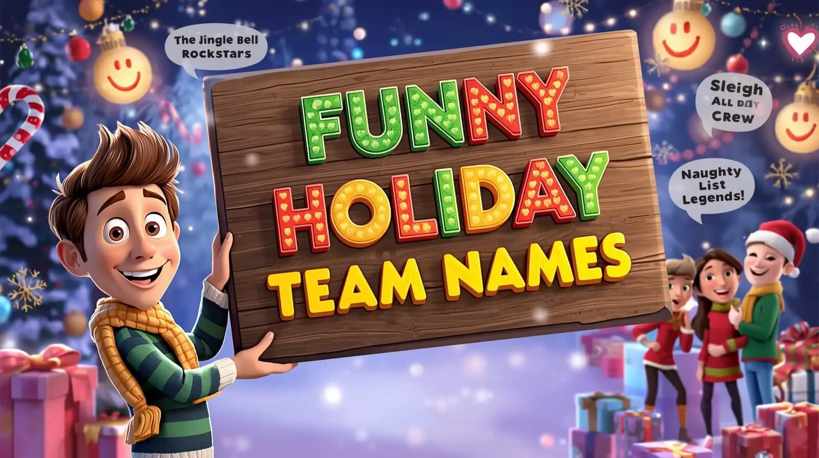 Funny Holiday Team Names