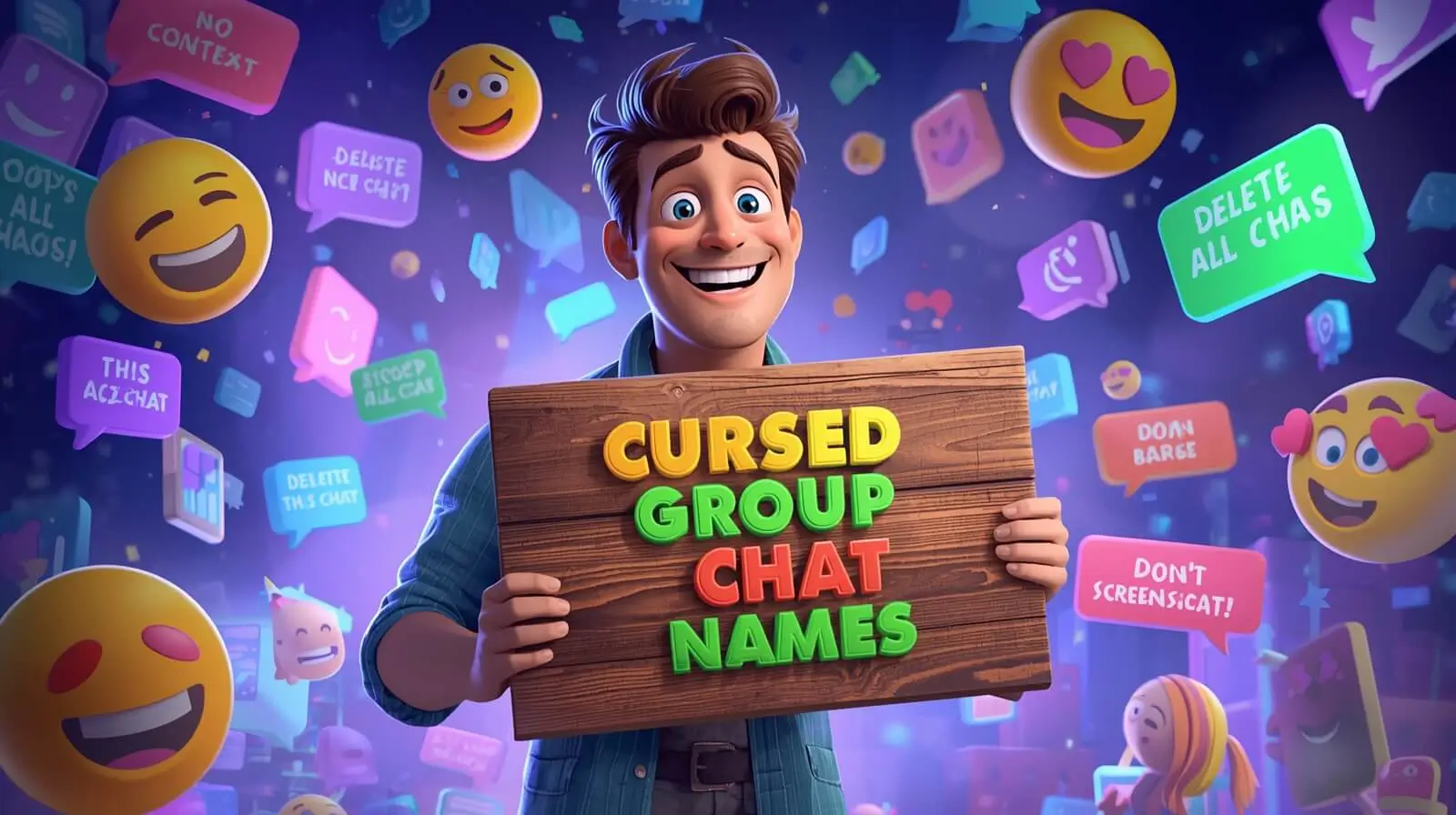 cursed group chat names