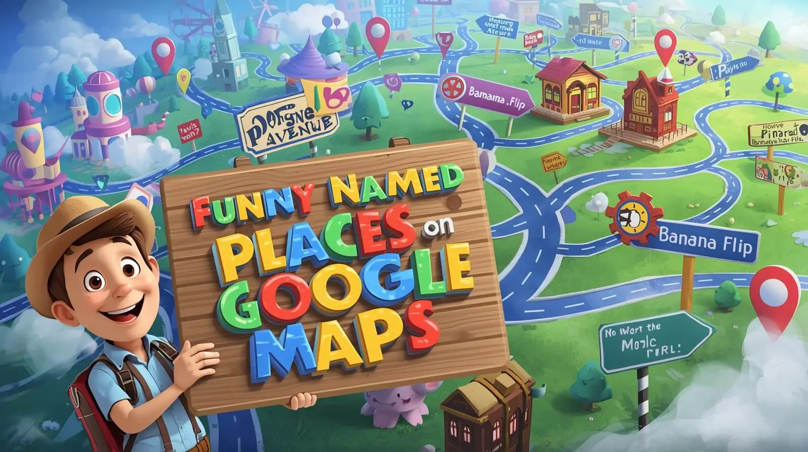 funny named places on google maps