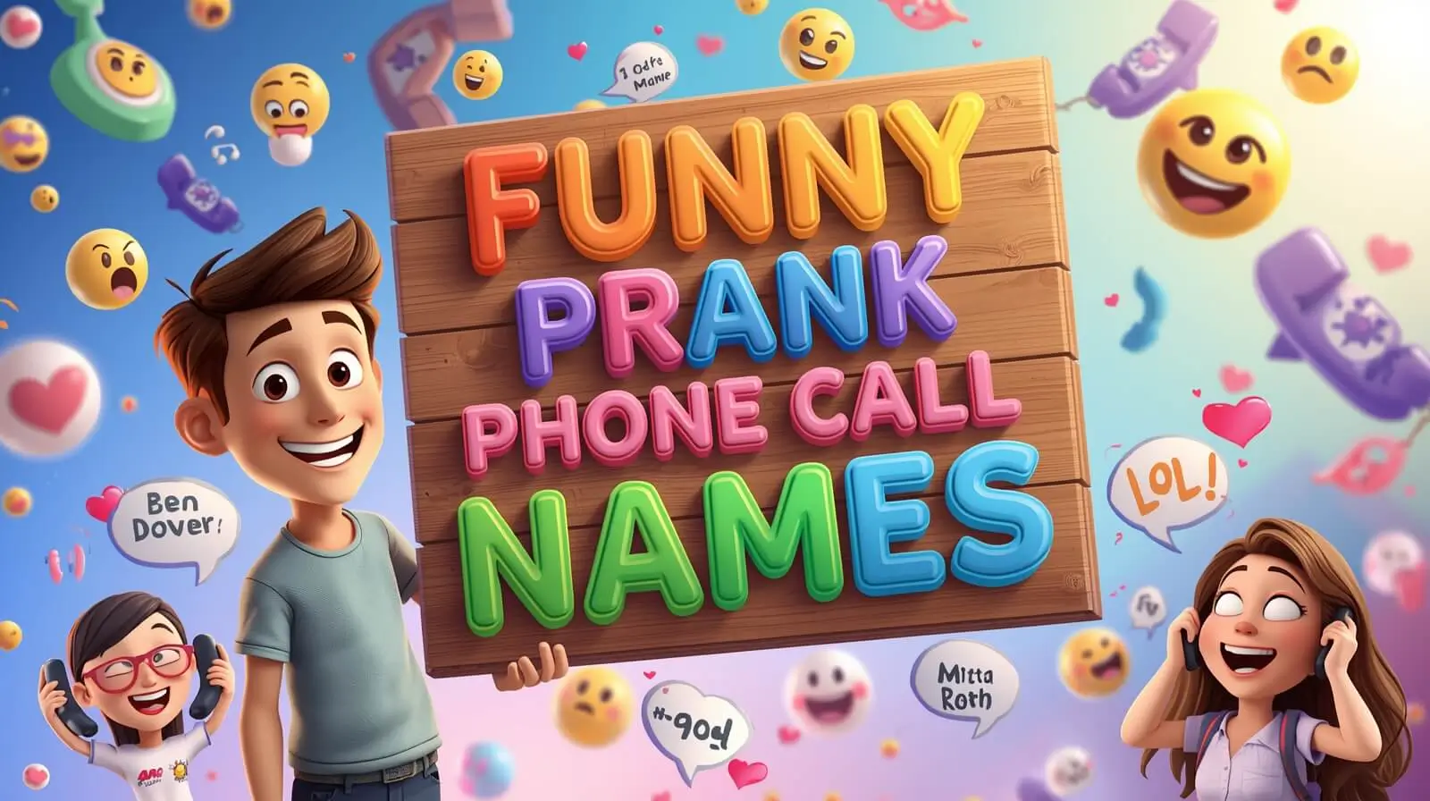 funny prank phone call names