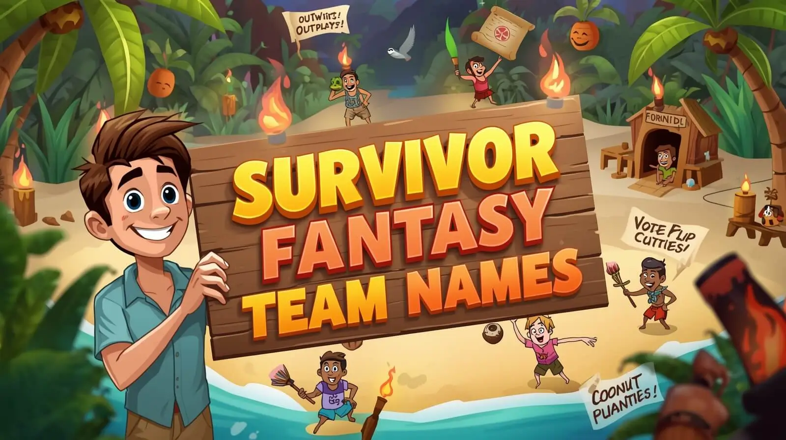 survivor fantasy team names