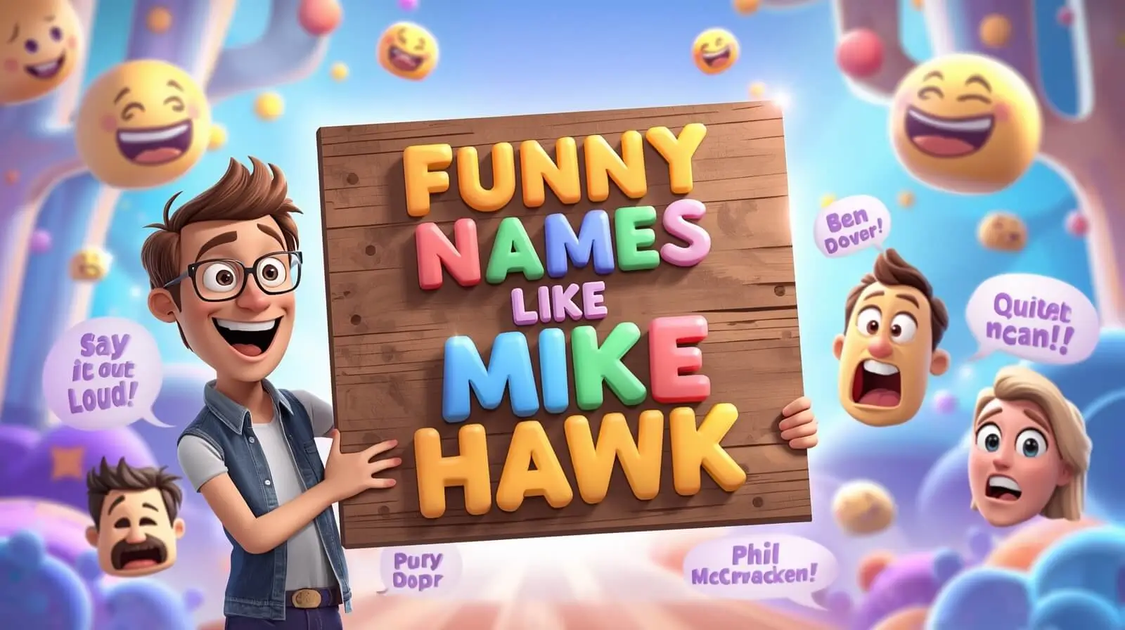 funny names like Mike Hawk