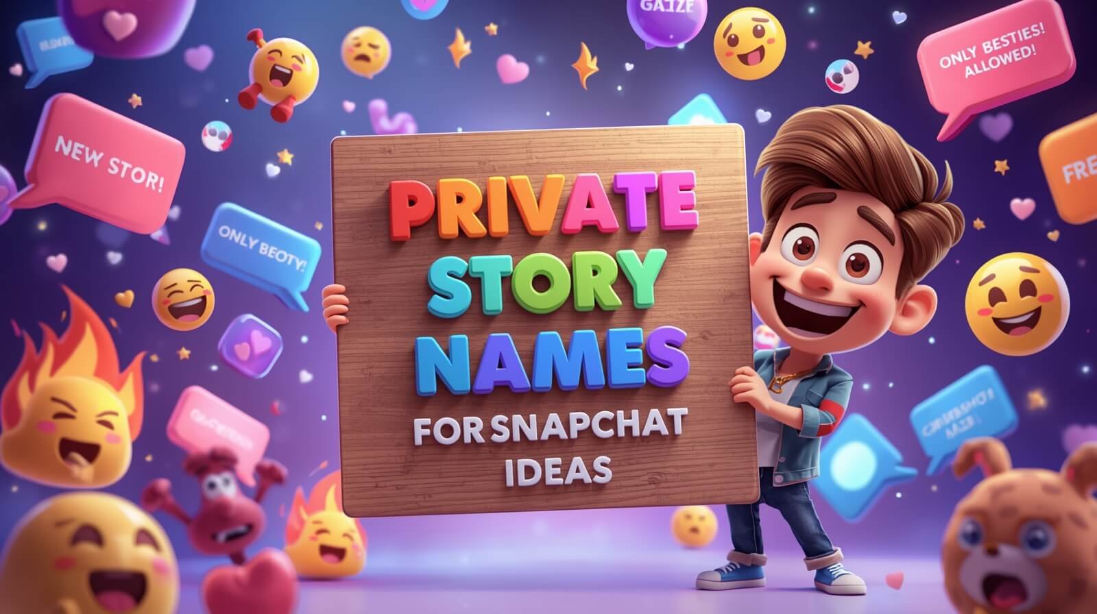 Private Story Names For Snapchat ideas