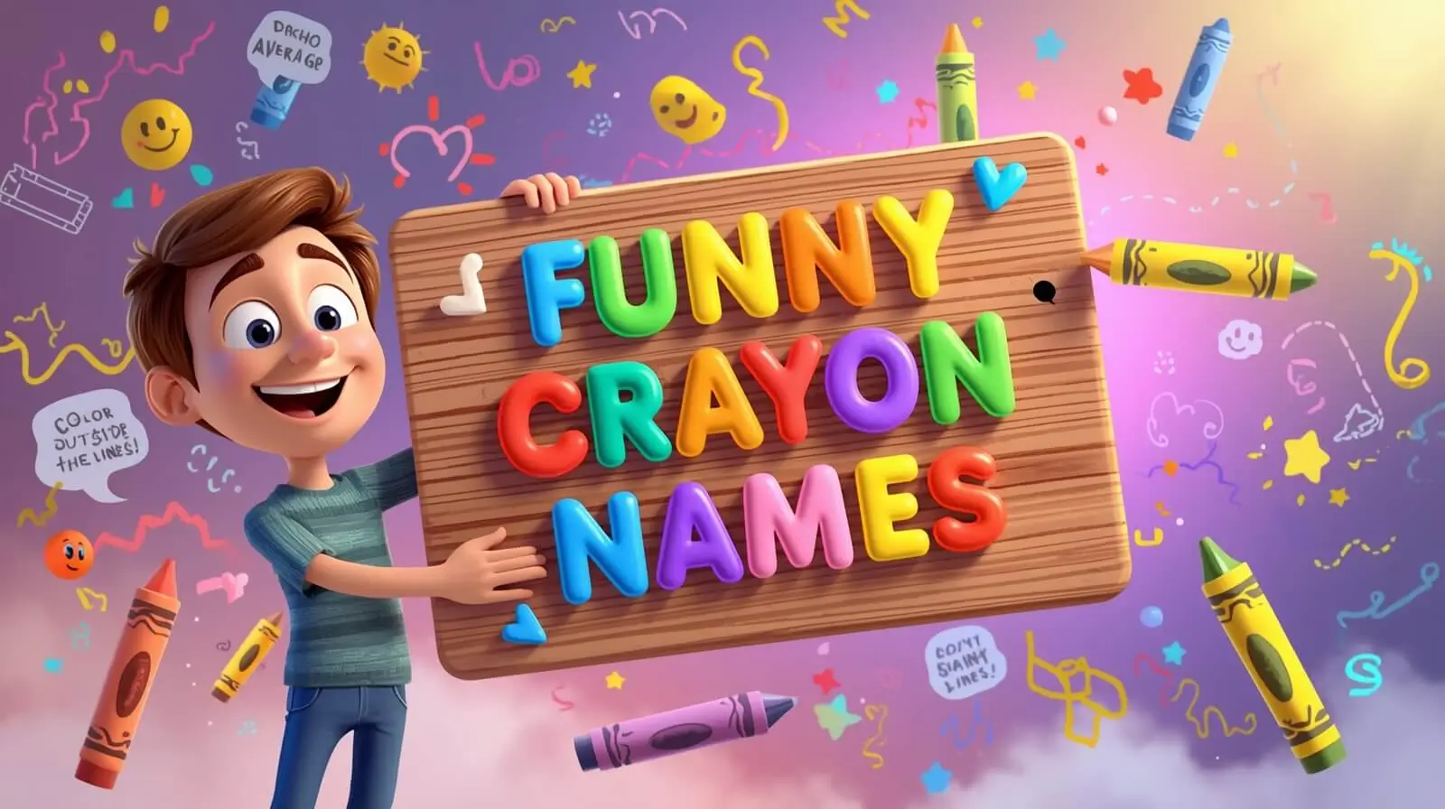 funny crayon names