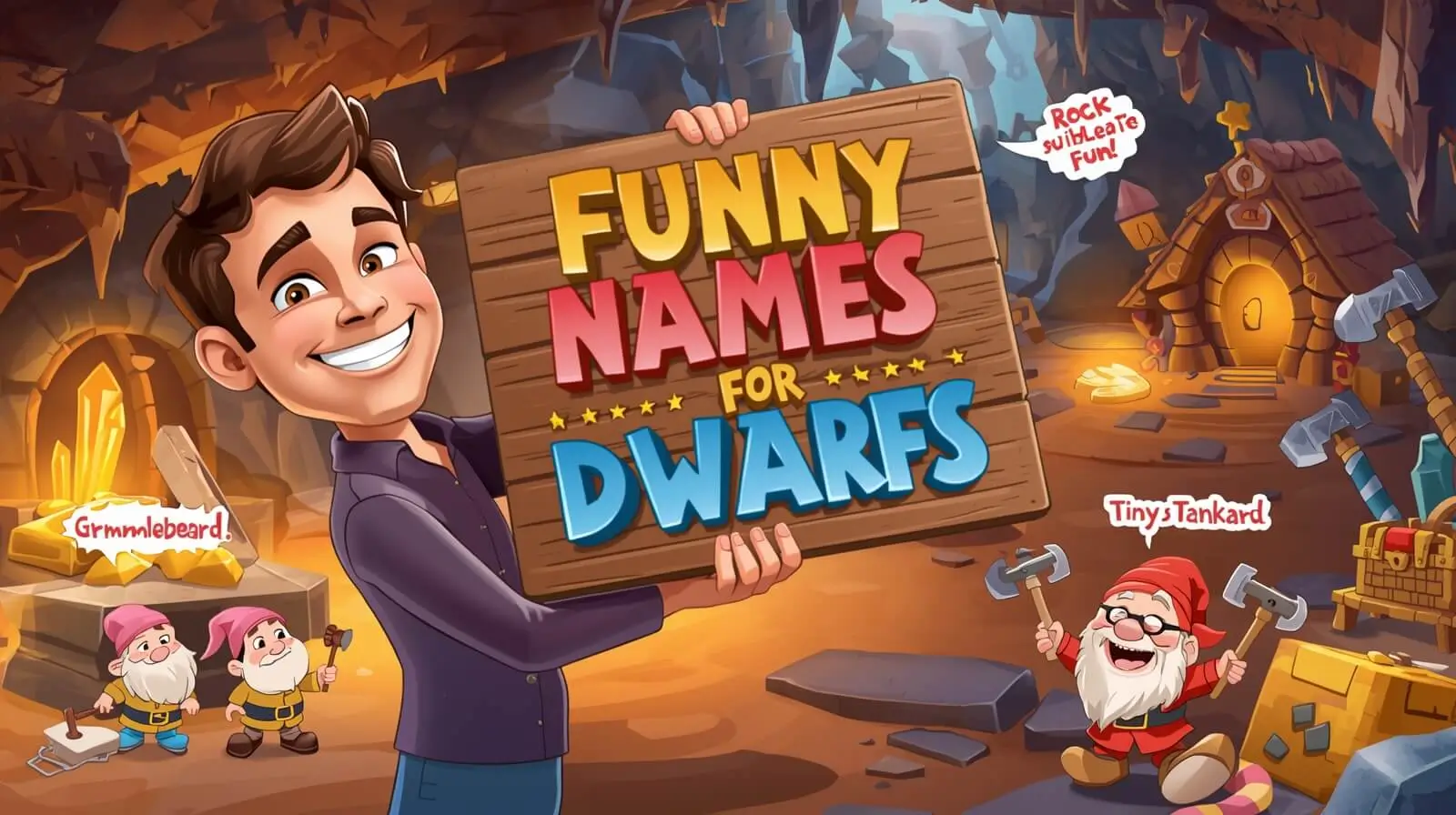 funny names for dwarfs