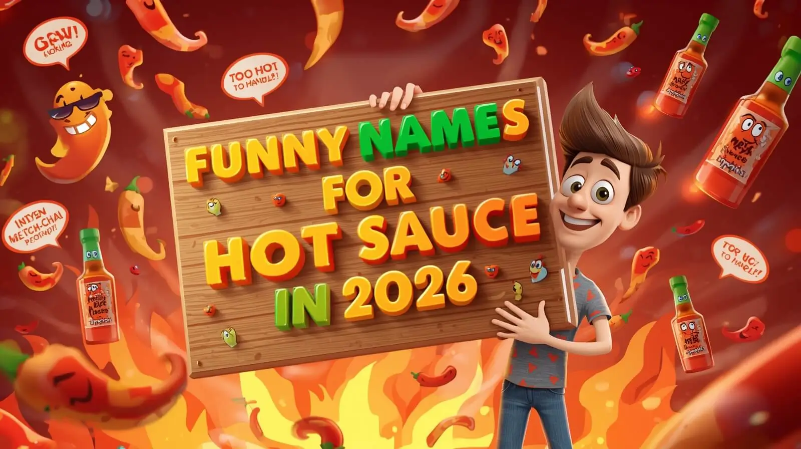 funny names for hot sauce in 2026