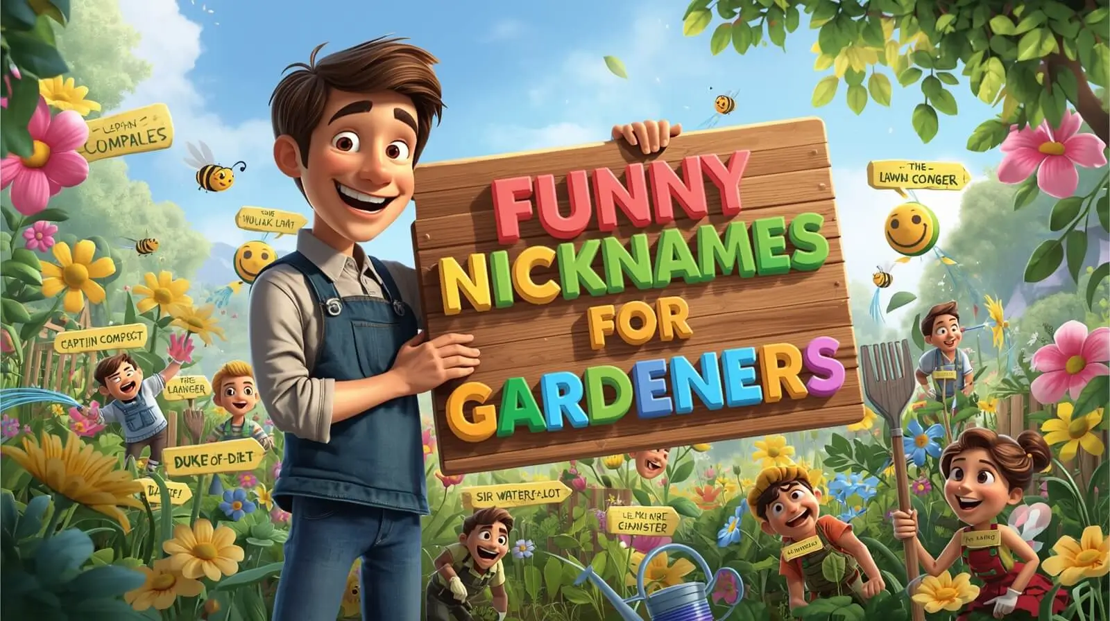 funny nicknames for gardeners