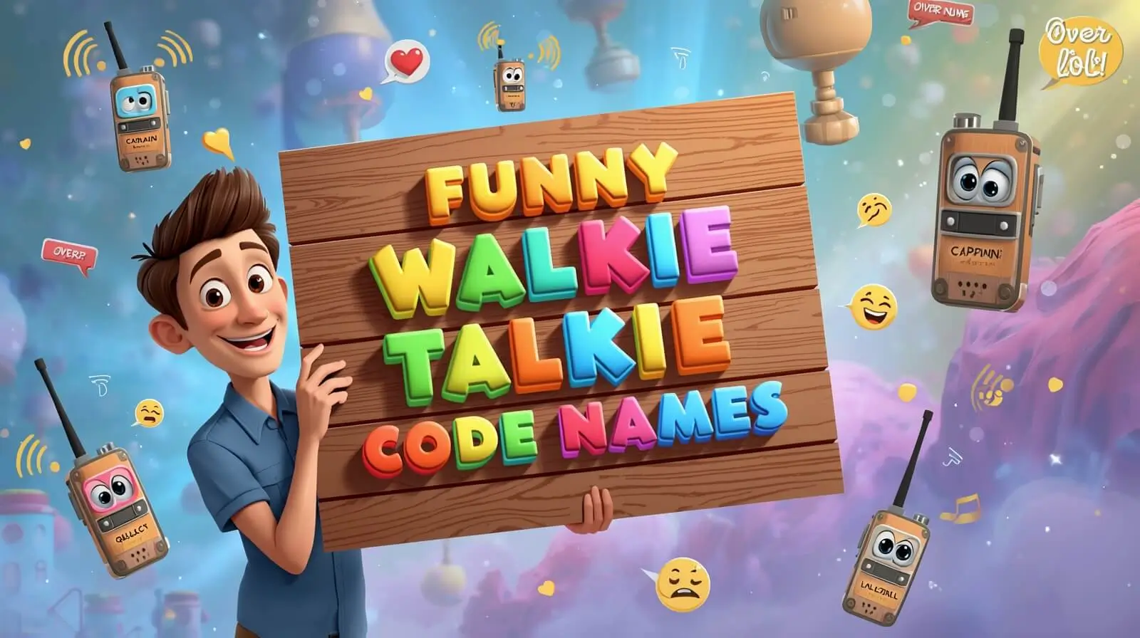 funny walkie talkie code names