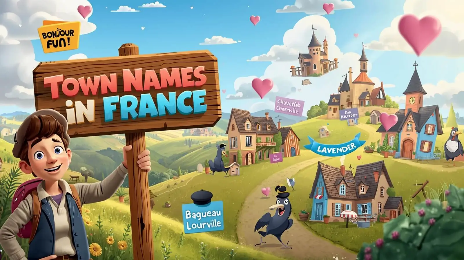 town names in france