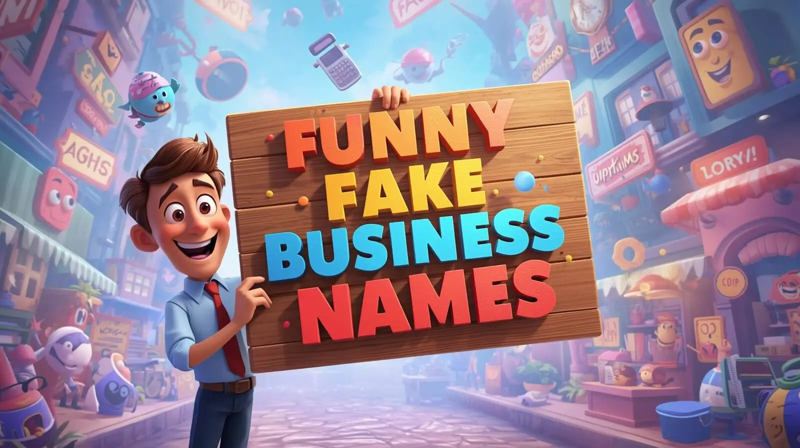 funny fake business names
