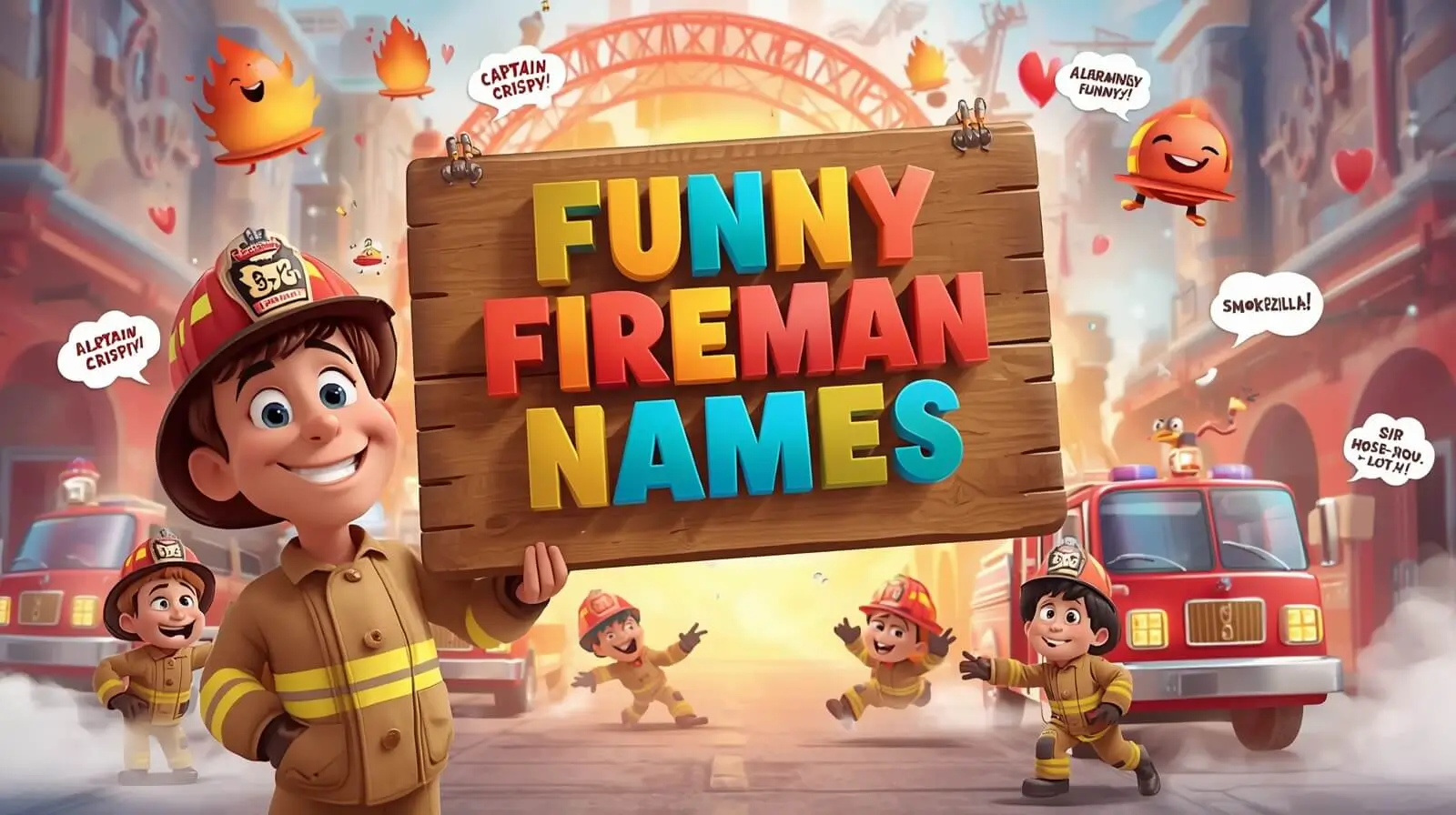 funny fireman names
