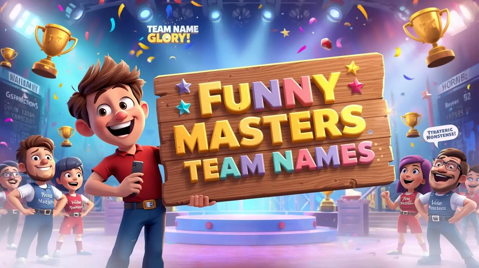 funny masters team names