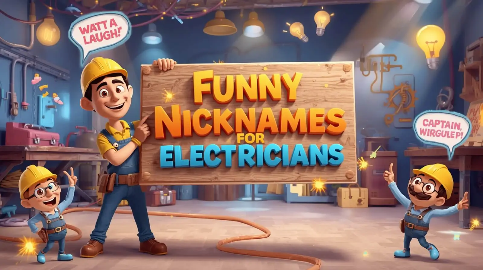 funny nicknames for electricians