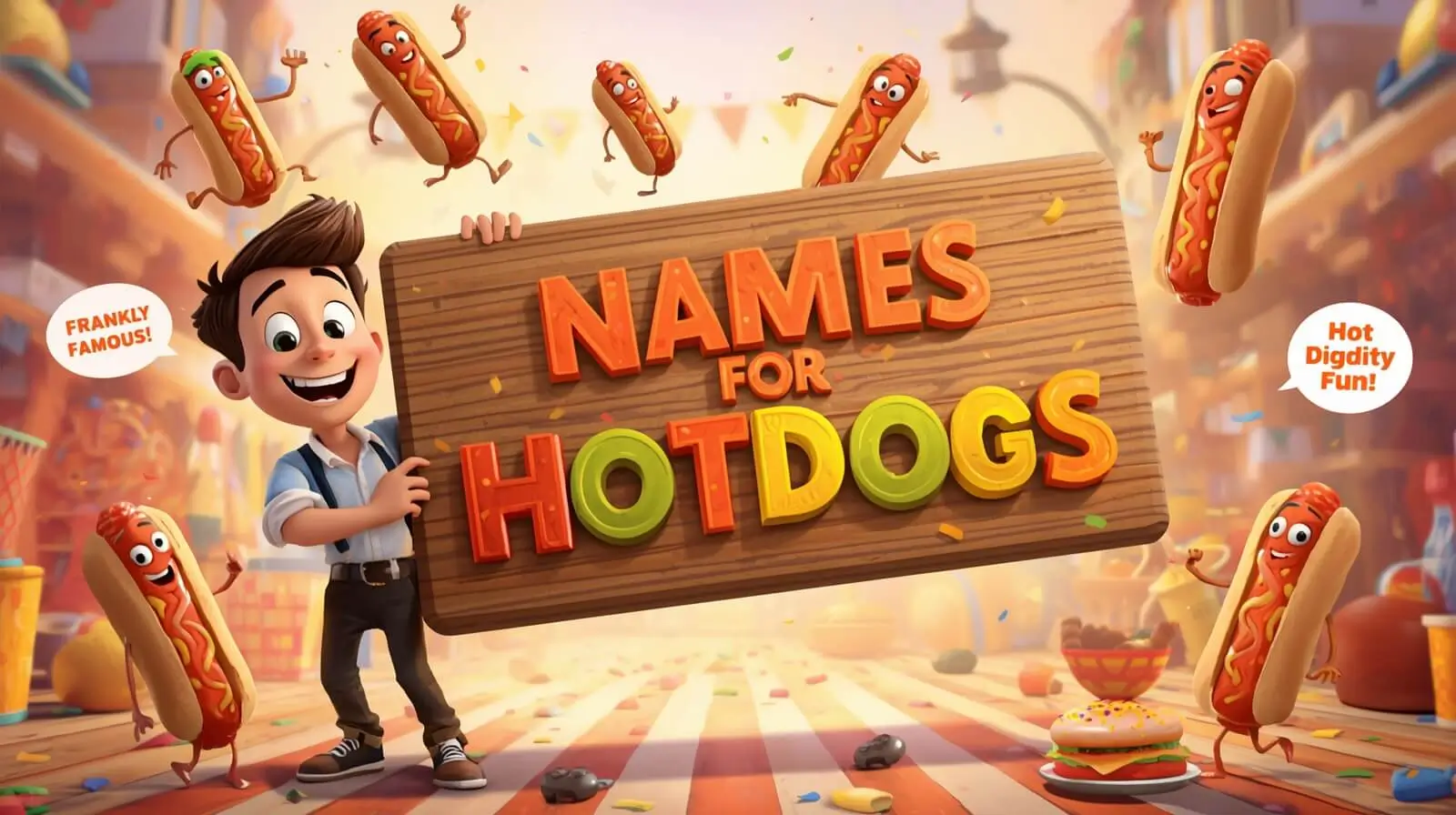 names for hotdogs