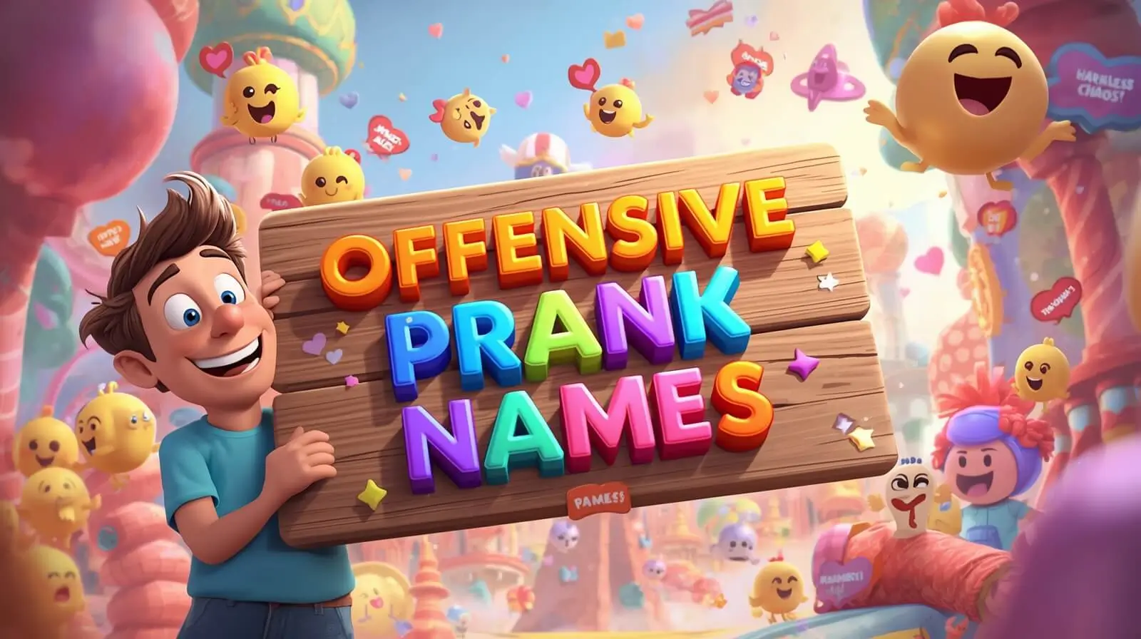 offensive prank names
