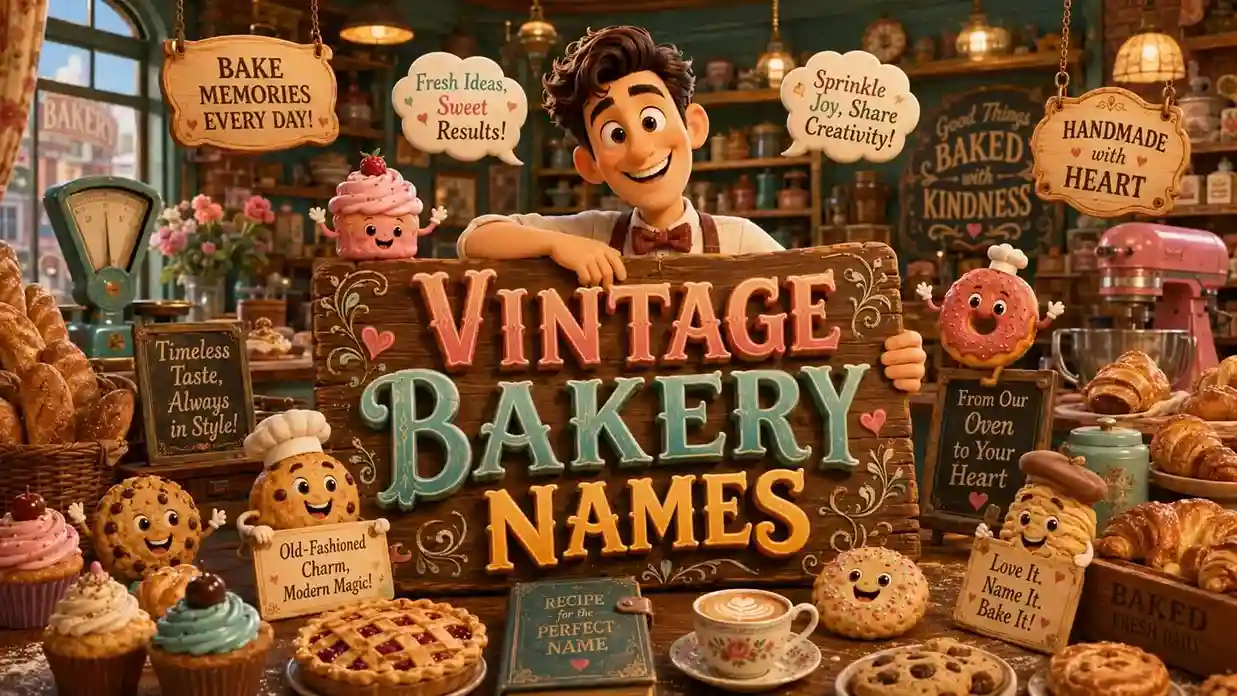 vintage bakery names