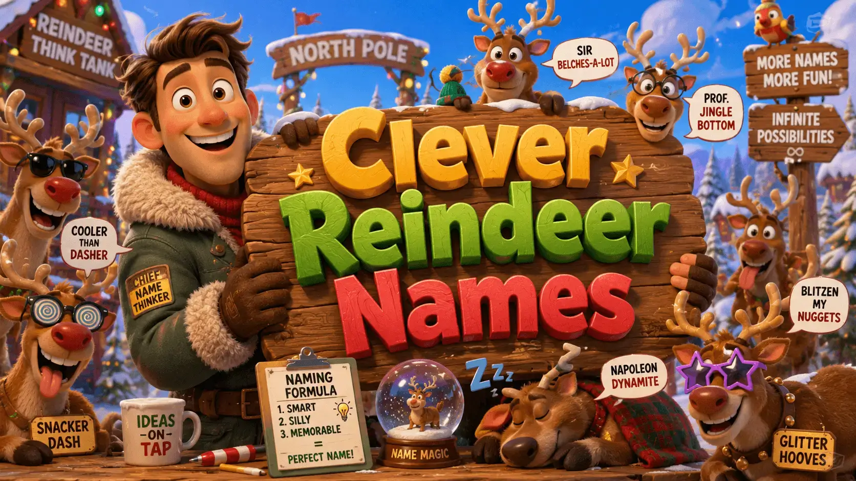 clever reindeer names