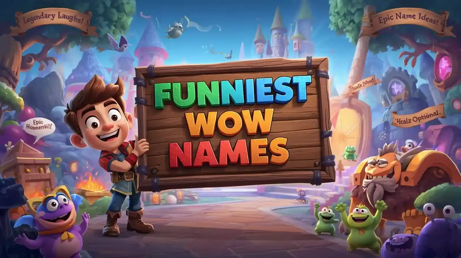 funniest wow names