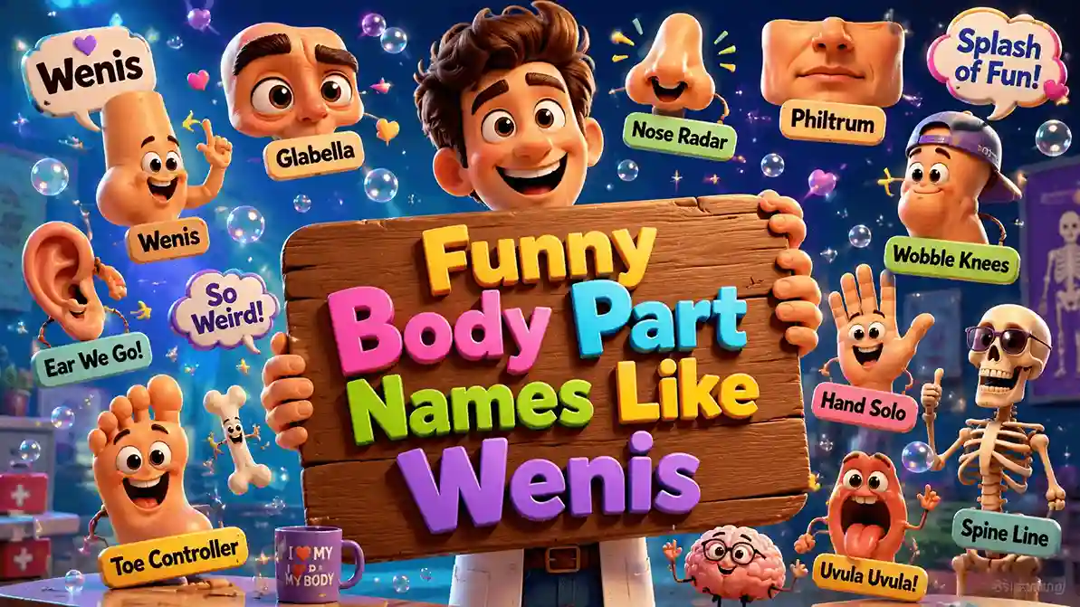 funny body part names like wenis