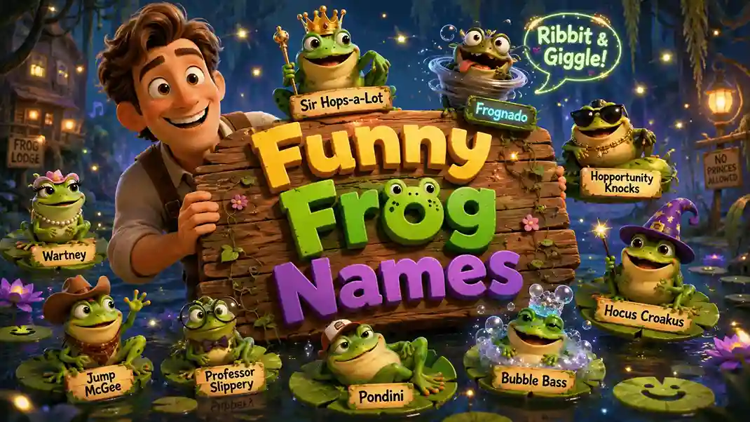 funny frog names