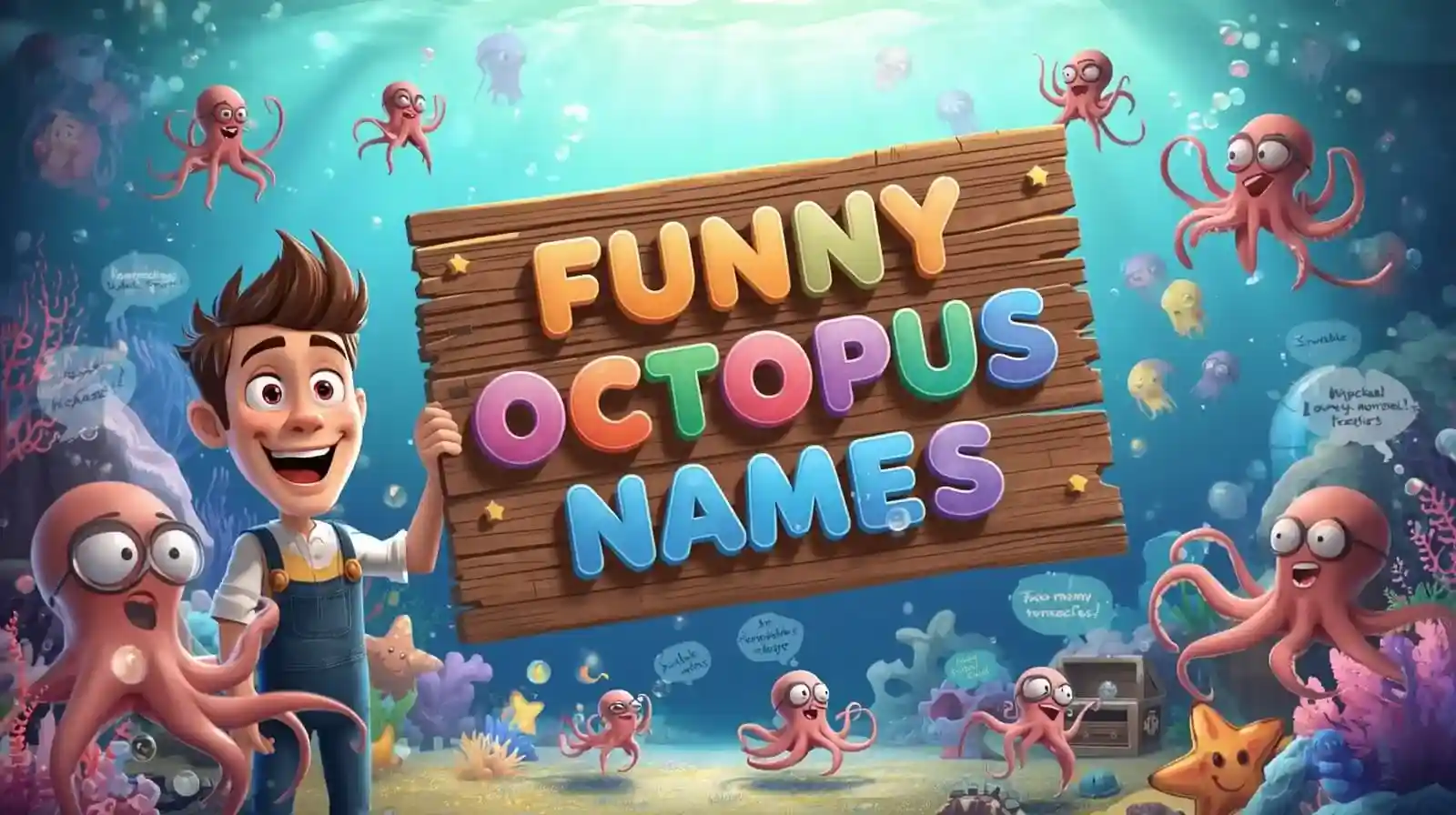 funny octopus names