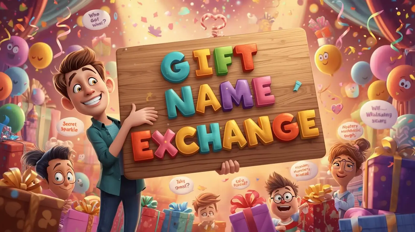 gift name exchange