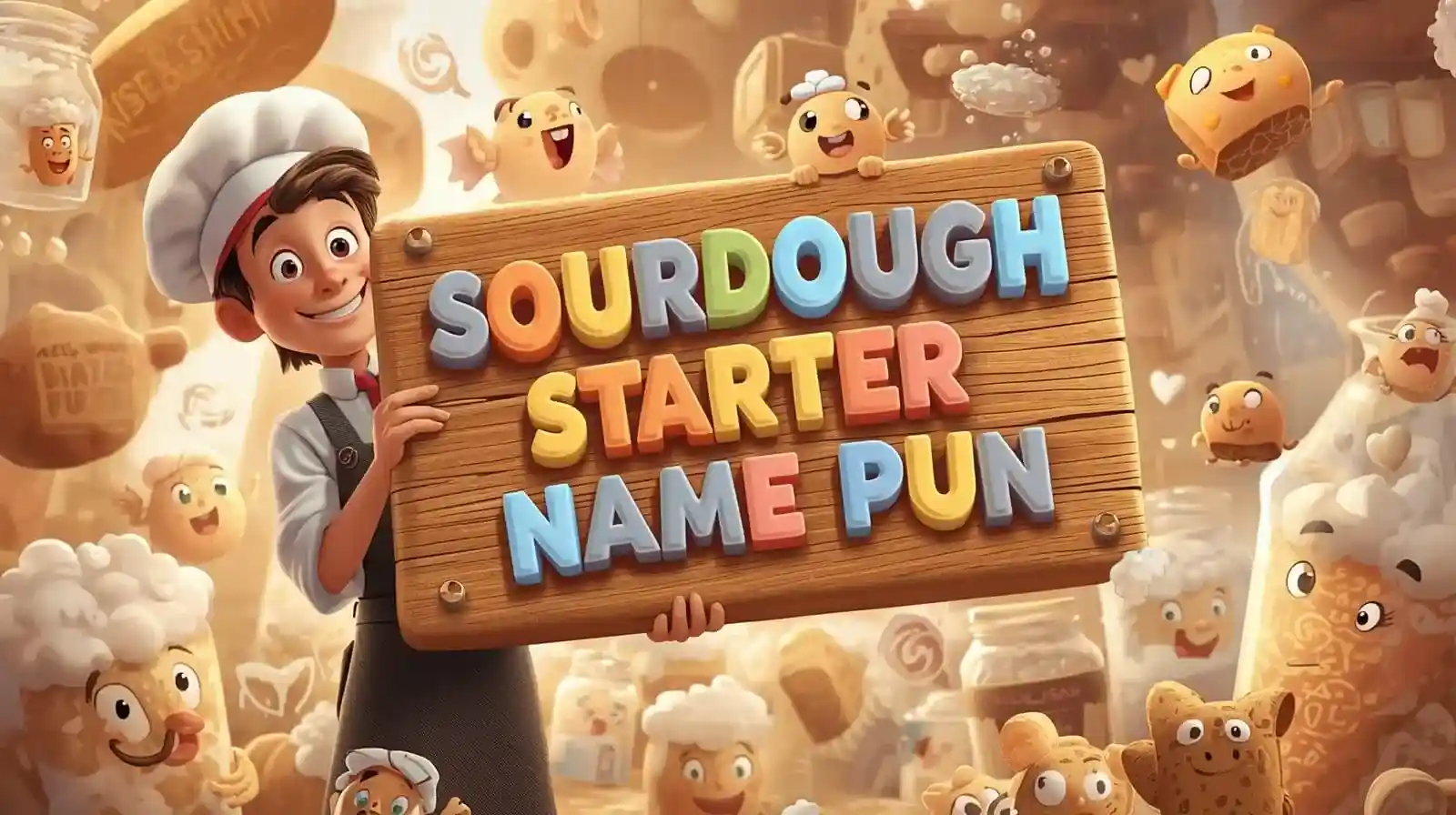 sourdough starter names pun
