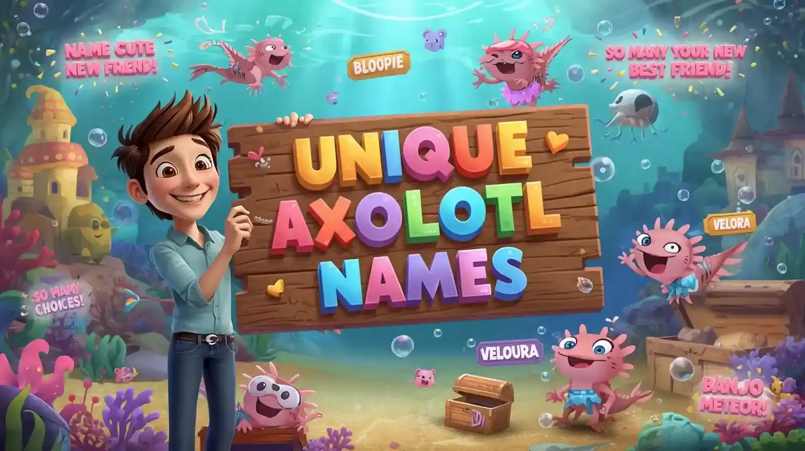 unique axolotl names