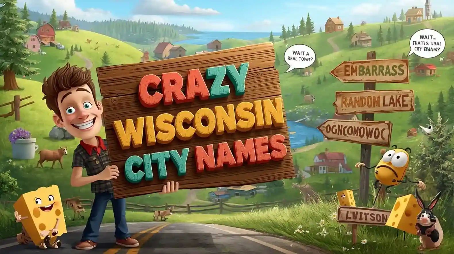 crazy wisconsin city names