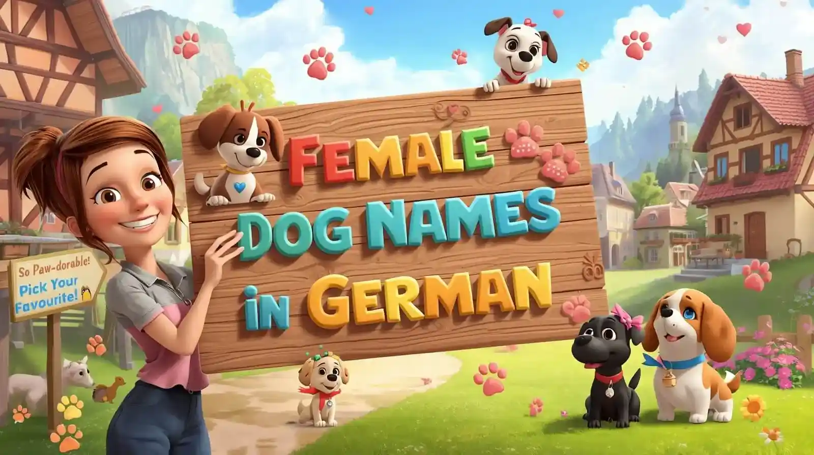 female dog names in german